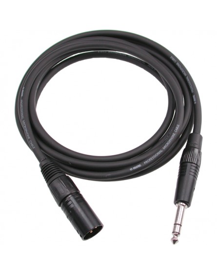 Câble XLR Mâle / Jack TRS 6.35